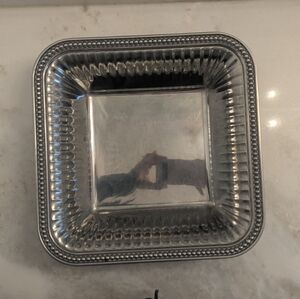 Wilton Armetale Silver Square Serving Dish